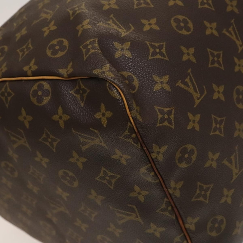 Louis Vuitton Keepall Bag Monogram Canvas Brown Canvas Travel Bag