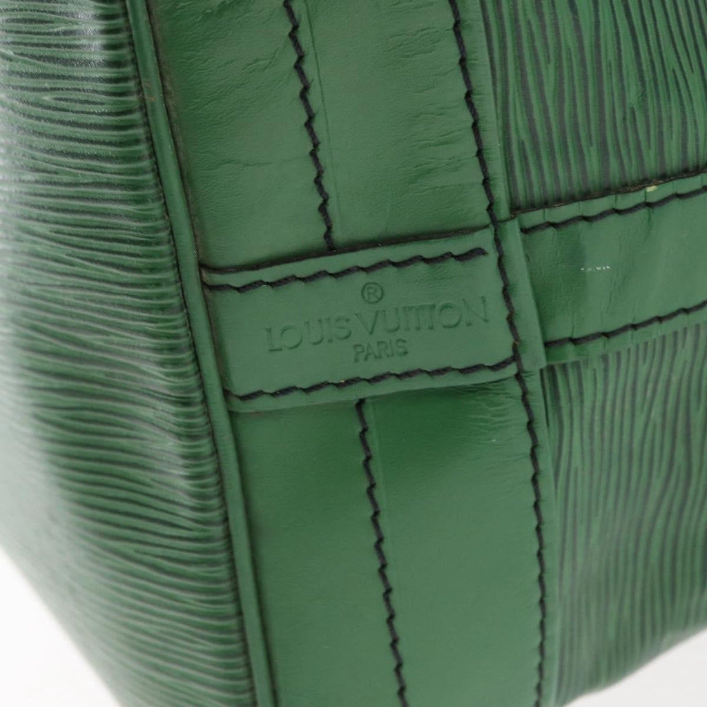 Louis Vuitton Noe Handbag Epi Leather Green Leather Shoulder Bag
