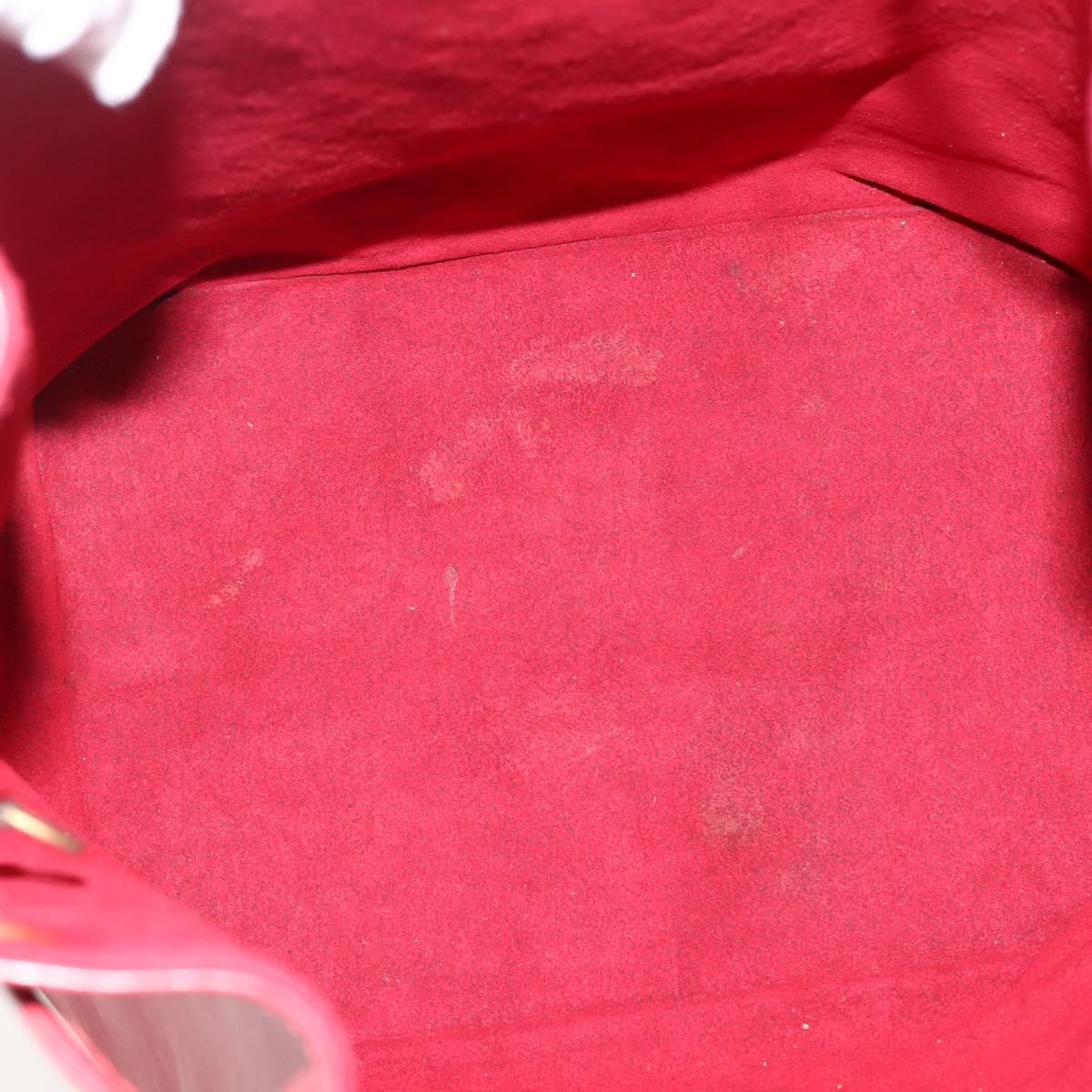 Louis Vuitton Noe Shoulder Bag Leather Red Leather Shoulder Bag