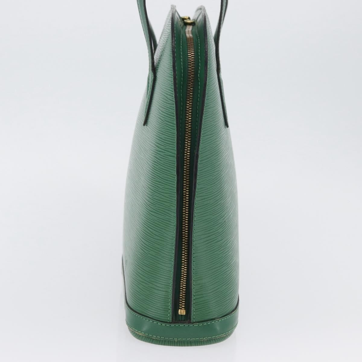 Louis Vuitton Lussac Handbag Epi Leather Green Leather Shoulder Bag