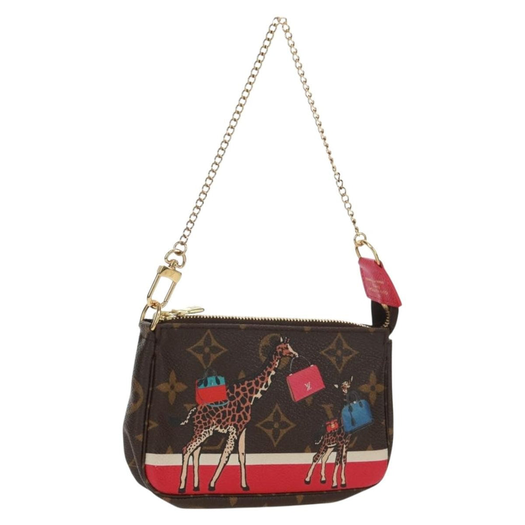Louis Vuitton Pochette Accessoires Limited Edition Christmas Animation Monogram Canvas Multicolour Canvas Clutche & Pouche Bag