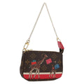 Louis Vuitton Pochette Accessoires Limited Edition Christmas Animation Monogram Canvas Multicolour Canvas Clutche & Pouche Bag