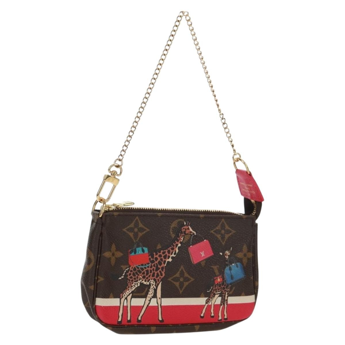 Louis Vuitton Pochette Accessoires Limited Edition Christmas Animation Monogram Canvas Multicolour Canvas Clutche & Pouche Bag