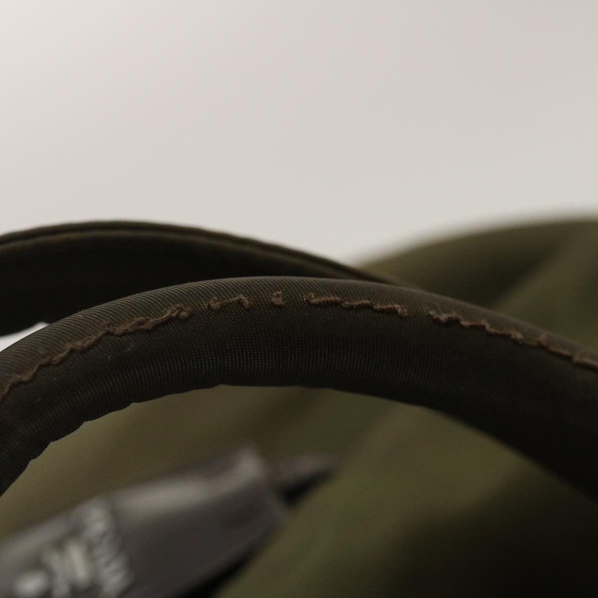 Prada Convertible Double Tote Tessuto Khaki Nylon Tote Bag Bag