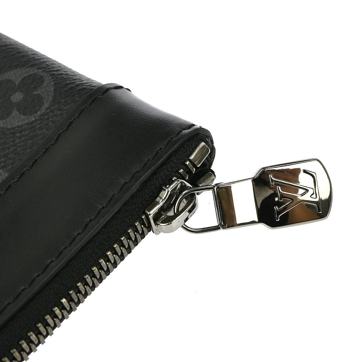 Louis Vuitton Discovery Pochette Monogram Eclipse Canvas Black Canvas Clutche & Pouche Bag
