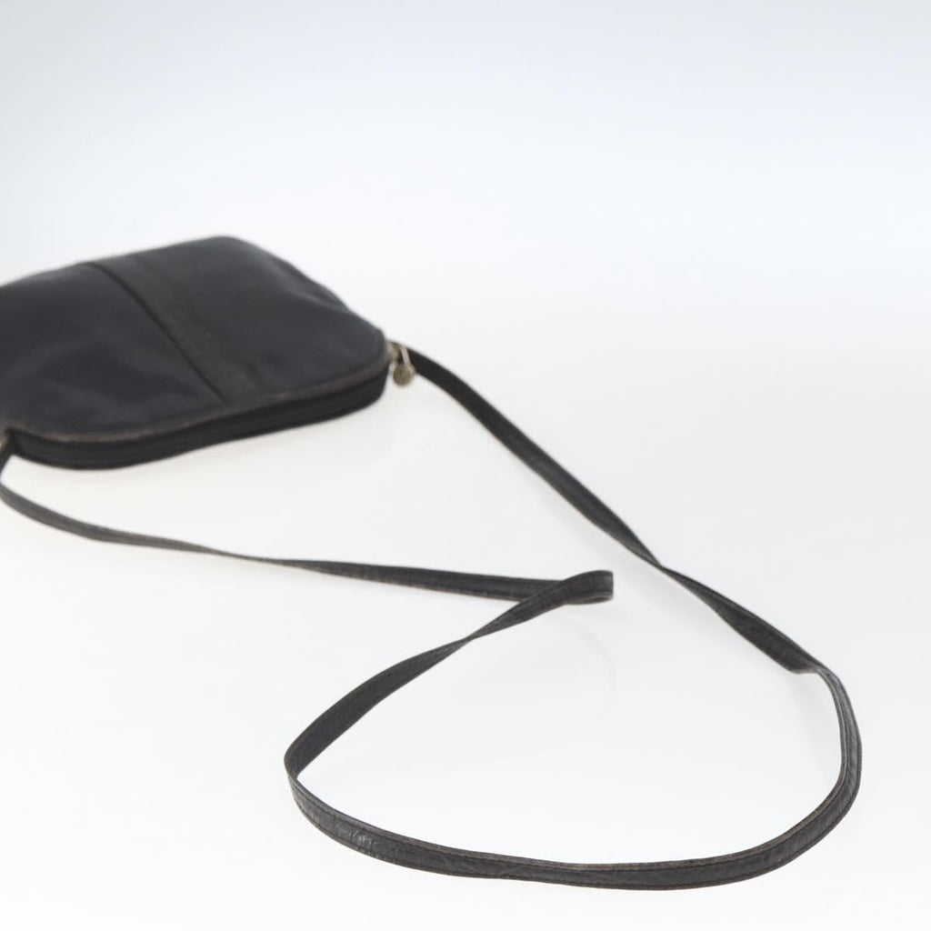 Fendi Vintage Shoulderbag Leather Black Leather Shoulder Bag Bag