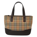 Burberry Nova Check Handbag Nova Check Canvas And Leather Beige Canvas Handbag