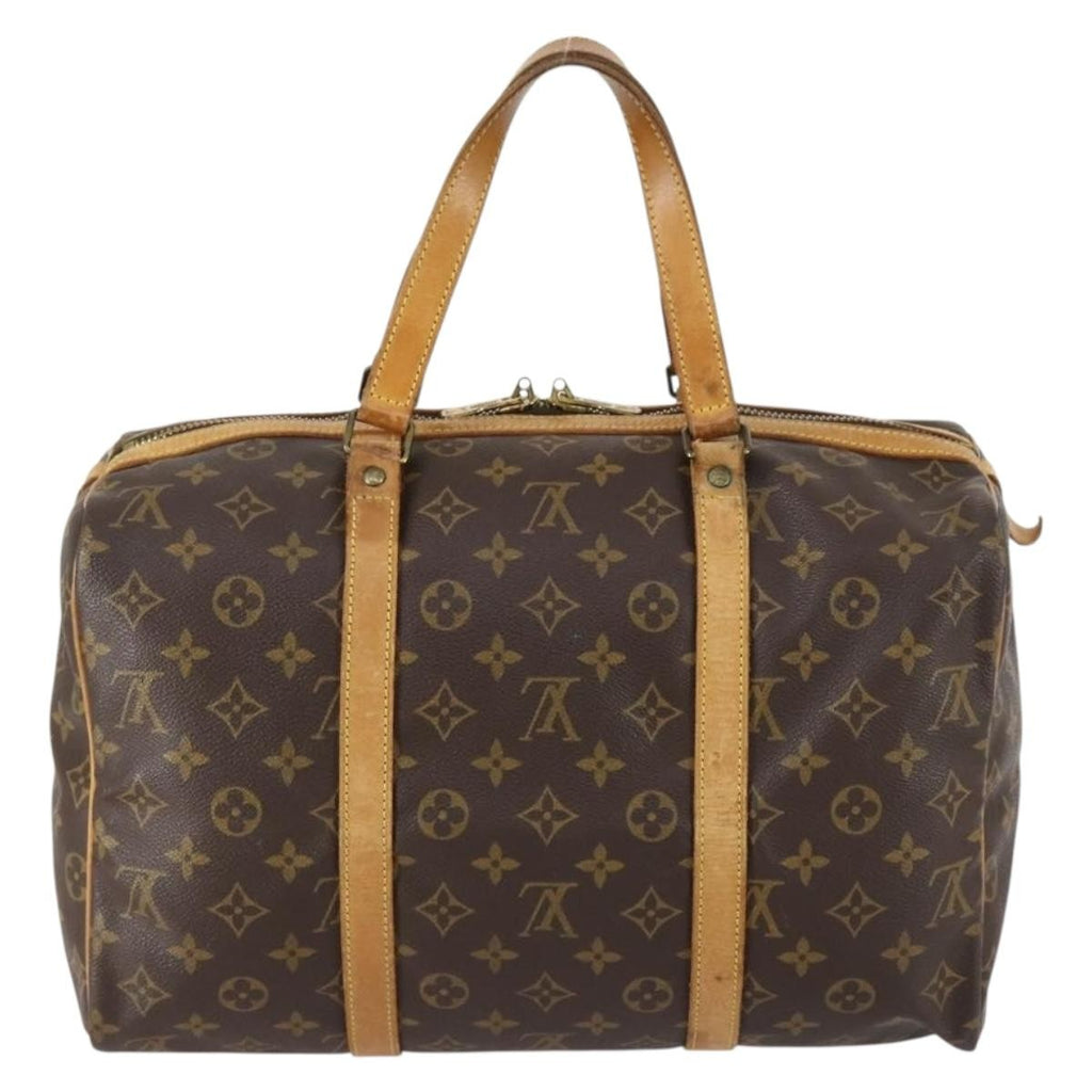 Louis Vuitton Sac Souple Handbag Monogram Canvas Brown Canvas Travel Bag