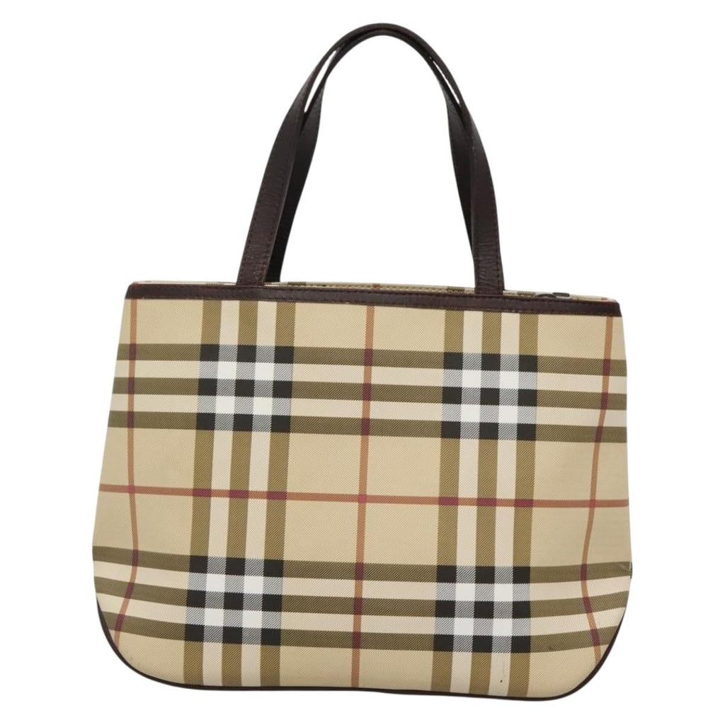 Burberry Nova Check Handbag Nova Check Canvas Beige Canvas Handbag