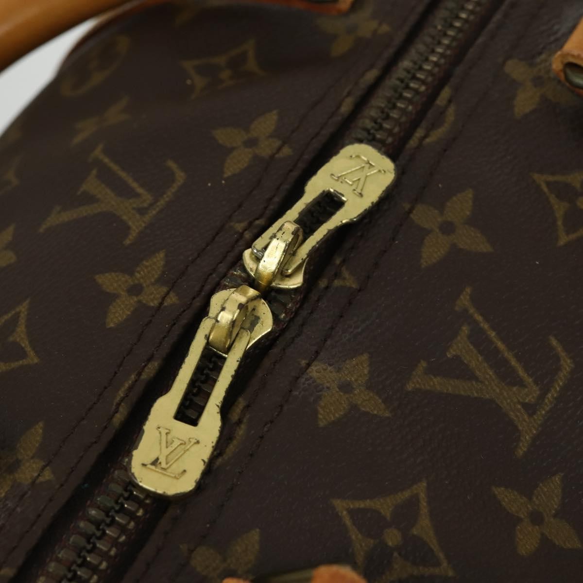Louis Vuitton Keepall Bandouliere Bag Monogram Canvas Brown Canvas Travel Bag