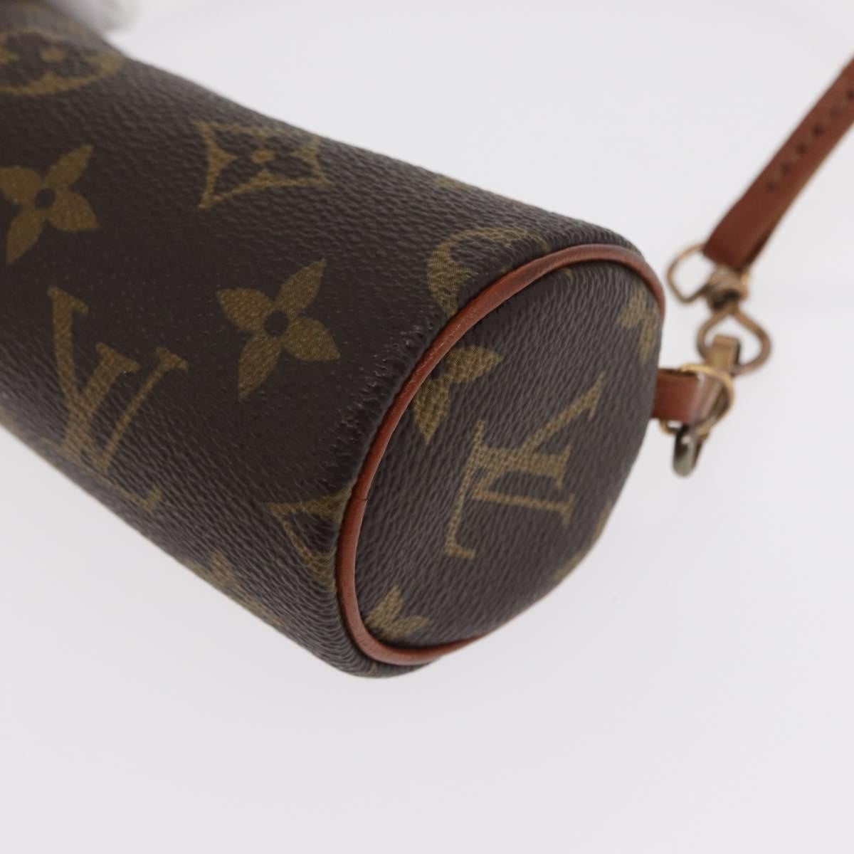 Louis Vuitton Papillon Pochette Monogram Canvas Brown Canvas Clutche & Pouche Bag