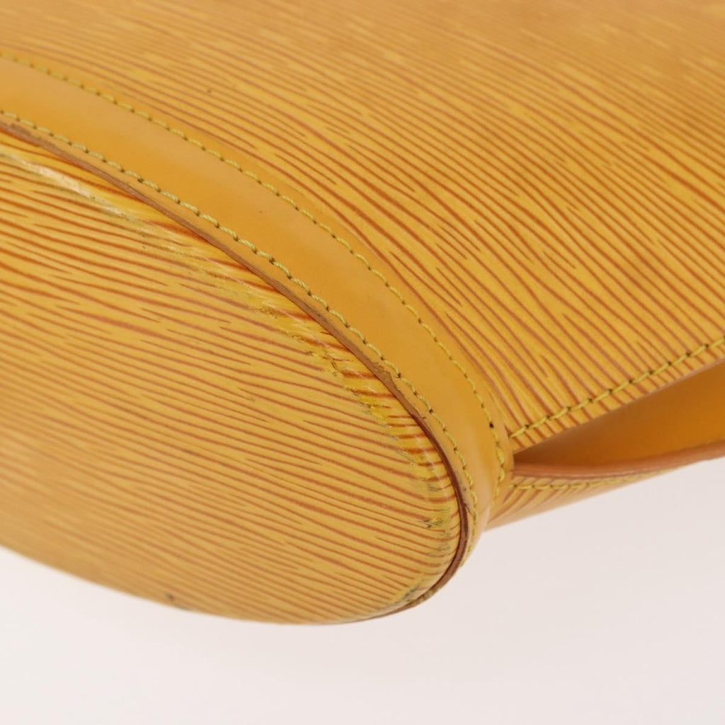 Louis Vuitton Saint Jacques Handbag Epi Leather Yellow Leather Handbag