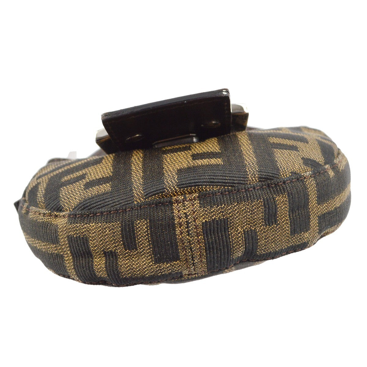 Fendi Cookie Hobo Zucca Canvas Brown Canvas Clutche & Pouche Bag