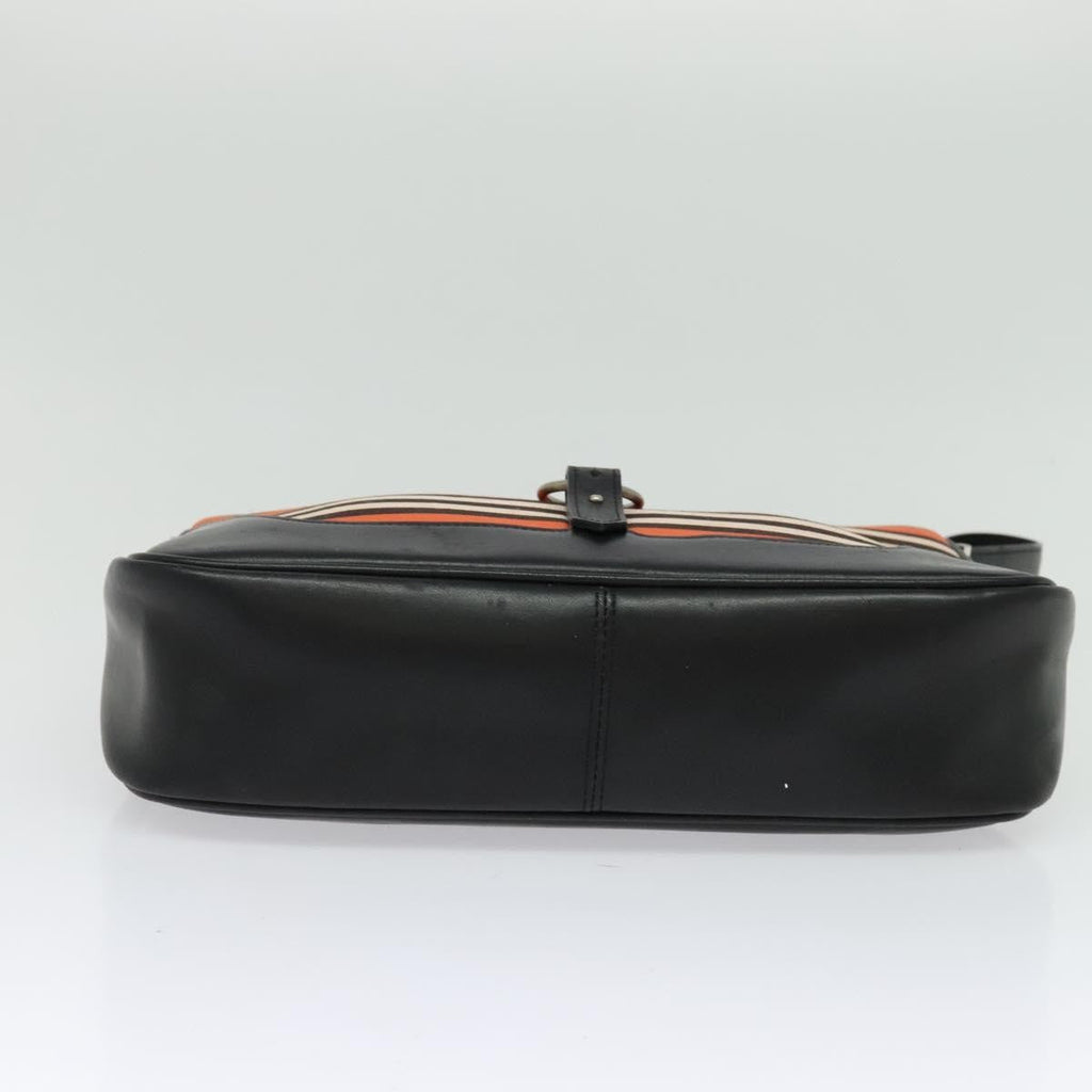 Burberry Blue Label Shoulder Bag Canvas Orange Canvas Shoulder Bag