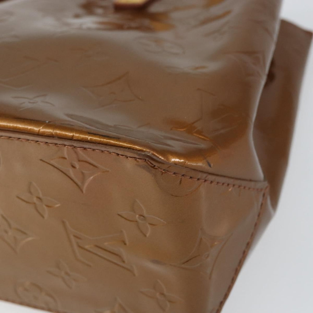 Louis Vuitton Reade Handbag Monogram Vernis Brown Patent_Leather Tote Bag