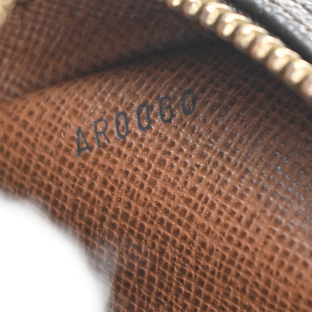 Louis Vuitton Danube Handbag Monogram Canvas Brown Canvas Shoulder Bag
