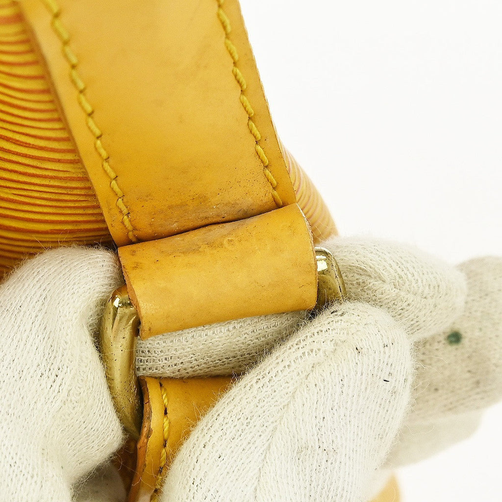 Louis Vuitton Petit Noe Handbag Epi Leather Yellow Leather Shoulder Bag
