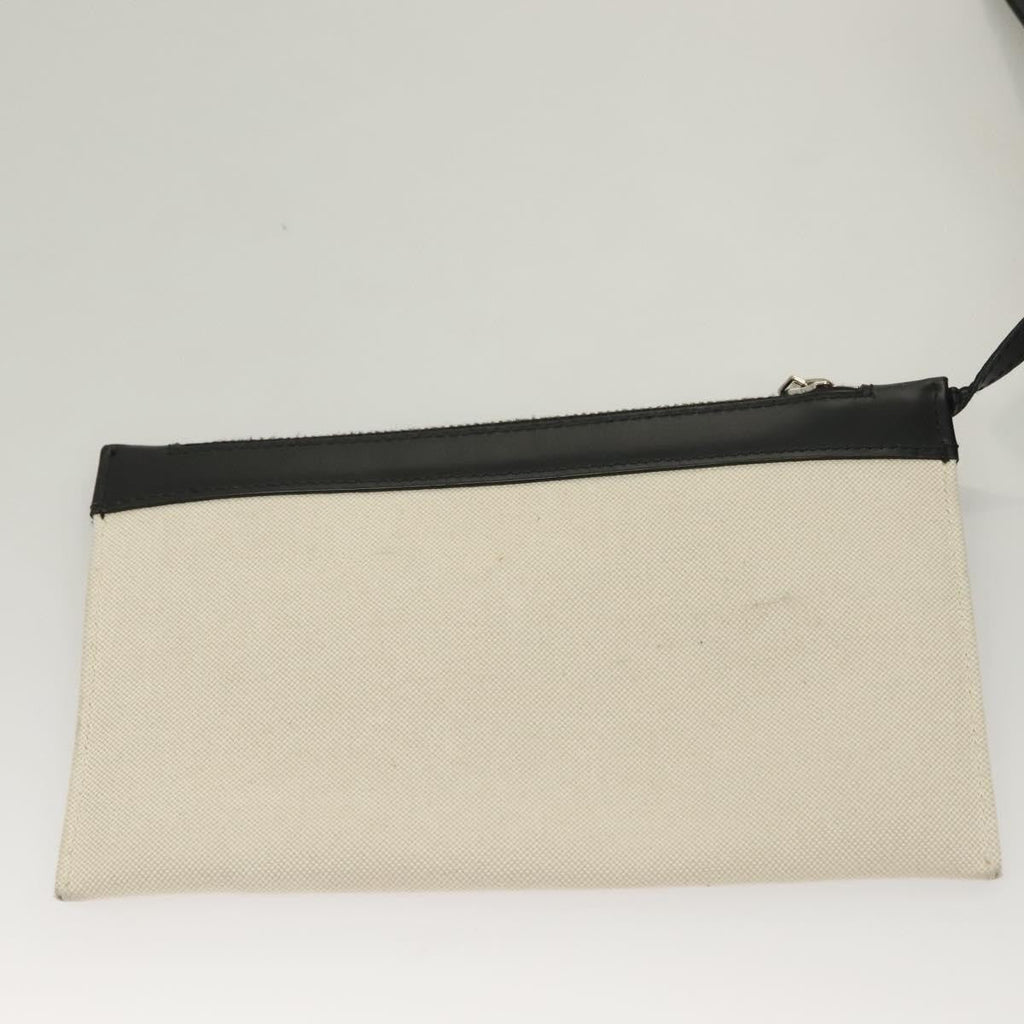 Balenciaga Navy Cabas Canvas With Leather White Canvas Tote Bag