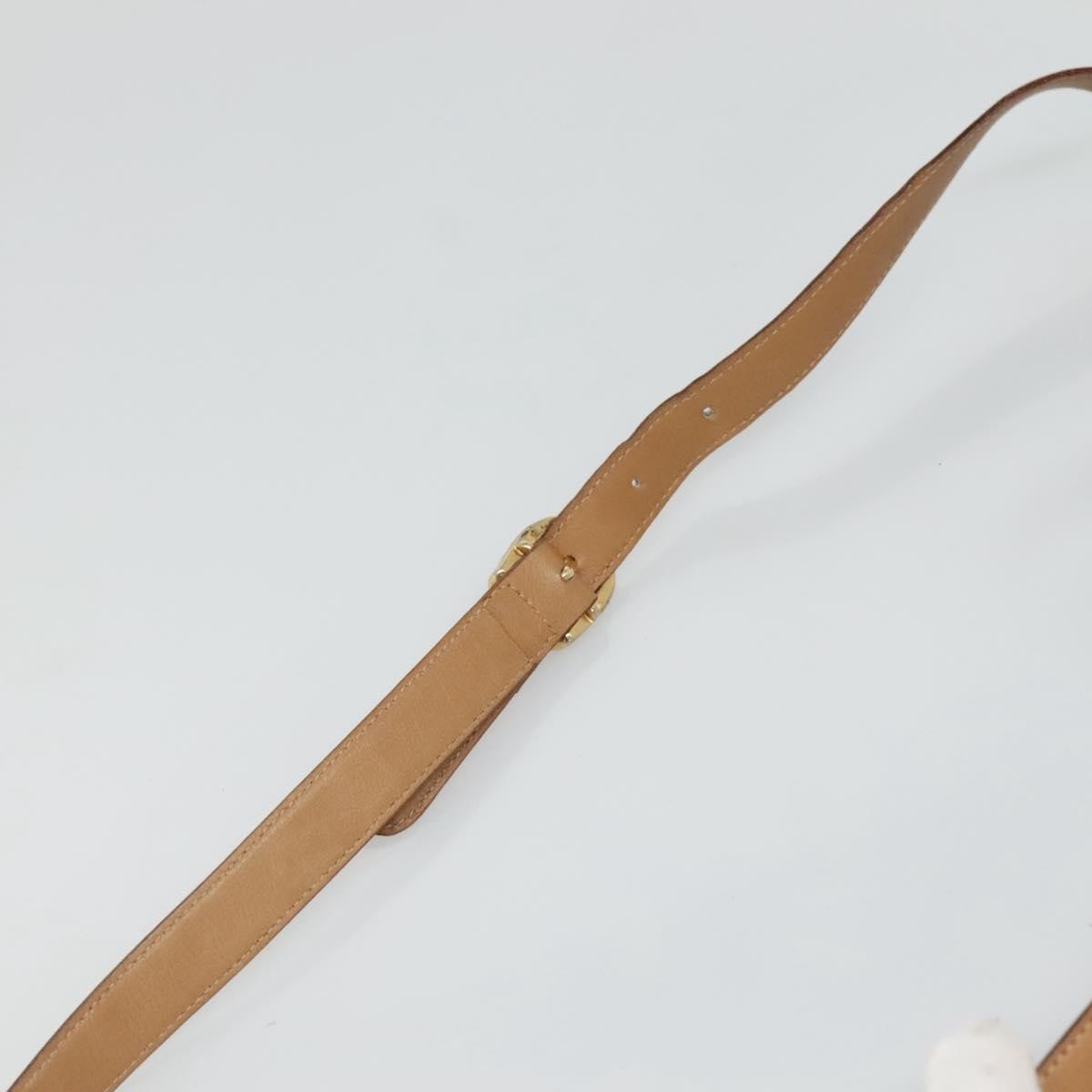 Celine Vintage Macadam Shoulder Bag Canvas And Leather Beige Canvas Shoulder Bag Bag