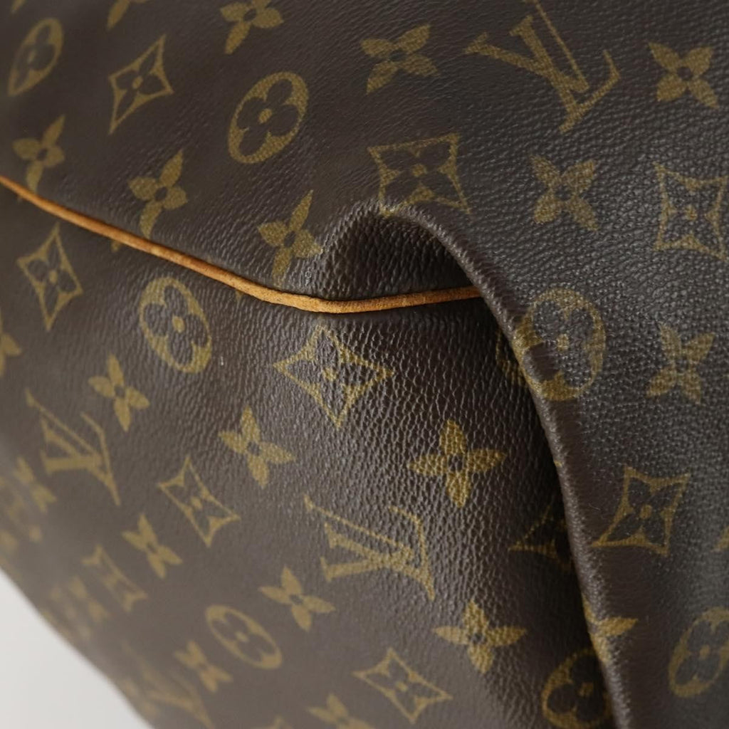 Louis Vuitton Keepall Bag Monogram Canvas Brown Canvas Travel Bag