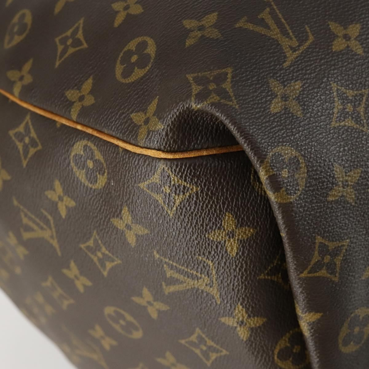 Louis Vuitton Keepall Bag Monogram Canvas Brown Canvas Travel Bag