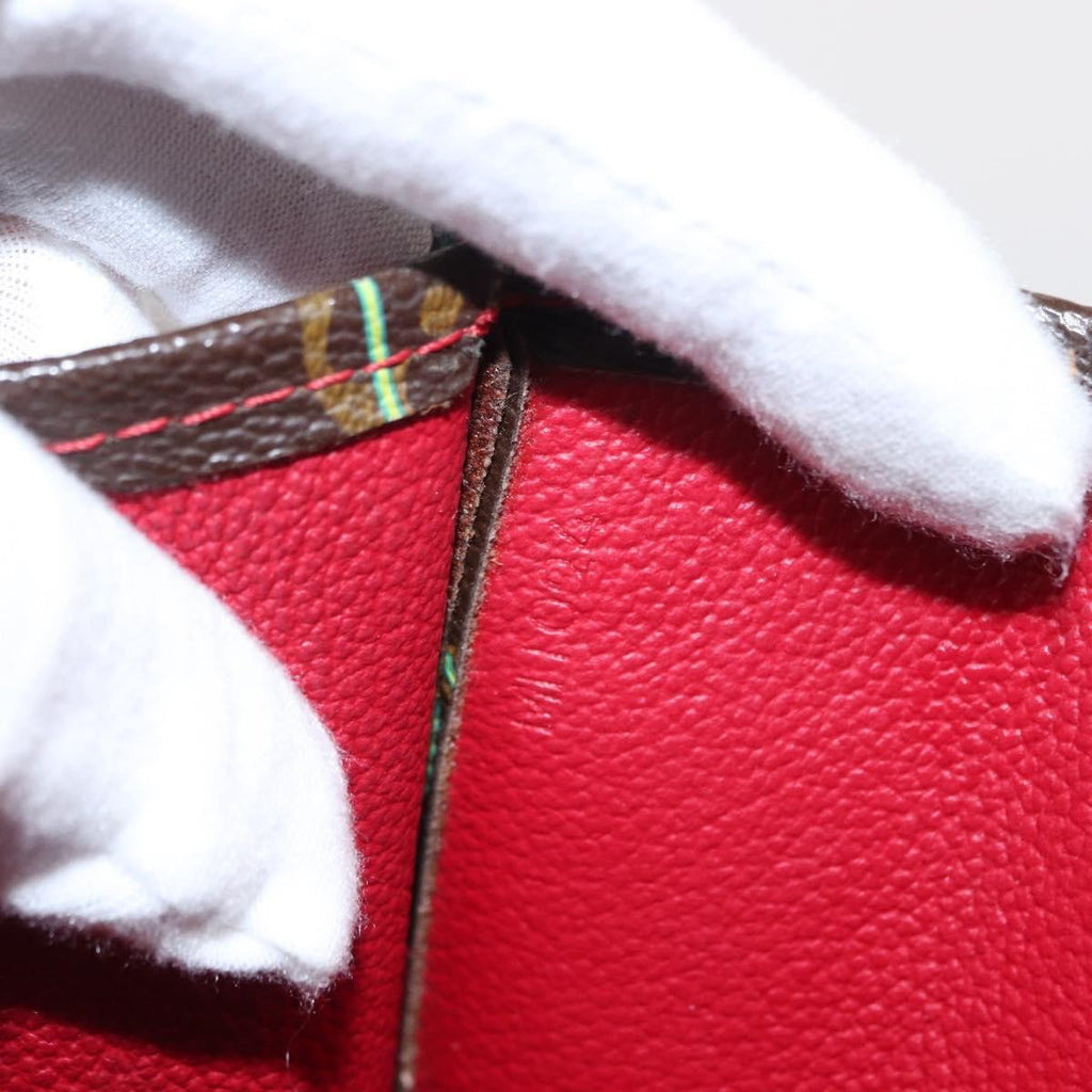 Louis Vuitton Sac Plat Bag Limited Edition Monogram Cerises Brown Canvas Handbag