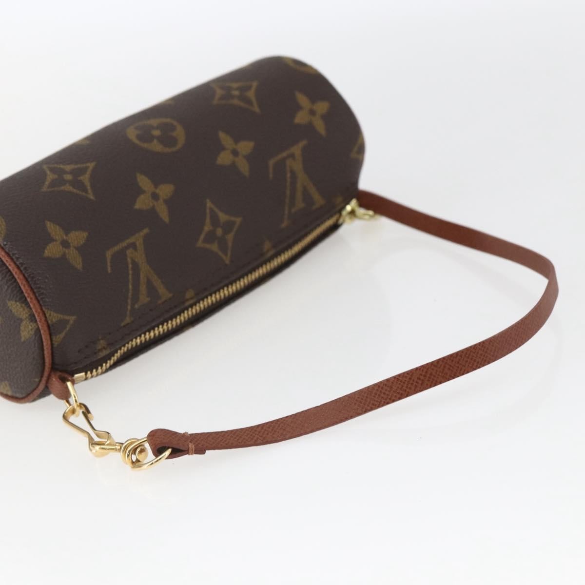 Louis Vuitton Papillon Pochette Monogram Canvas Brown Canvas Clutche & Pouche Bag