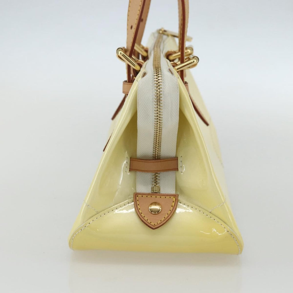 Louis Vuitton Rosewood Avenue Handbag Monogram Vernis Yellow Patent_Leather Handbag