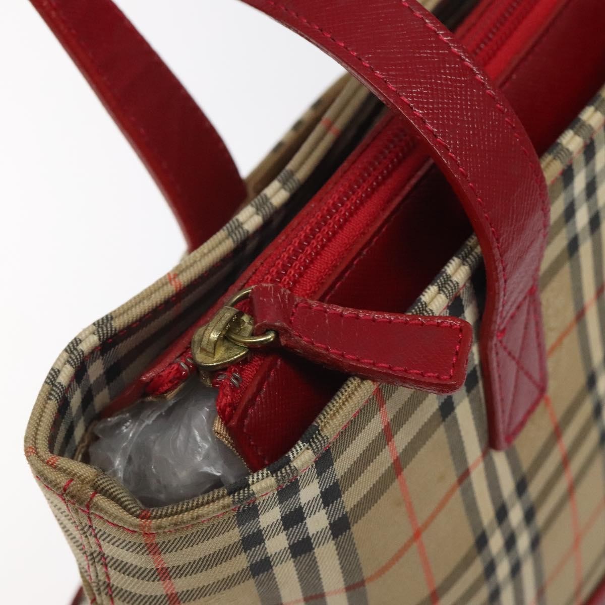 Burberry Nova Check Handbag Nova Check Canvas And Leather Beige Canvas Handbag
