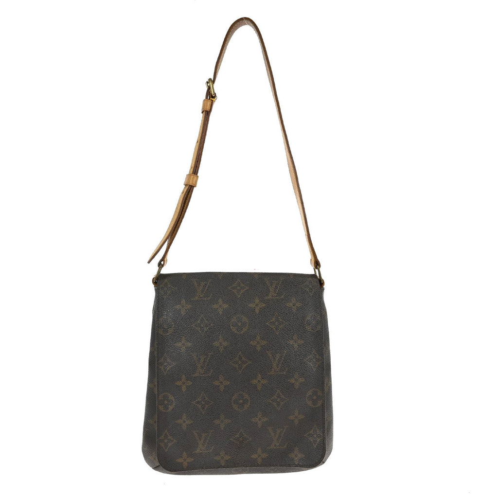 Louis Vuitton Musette Salsa Handbag Monogram Canvas Brown Canvas Shoulder Bag