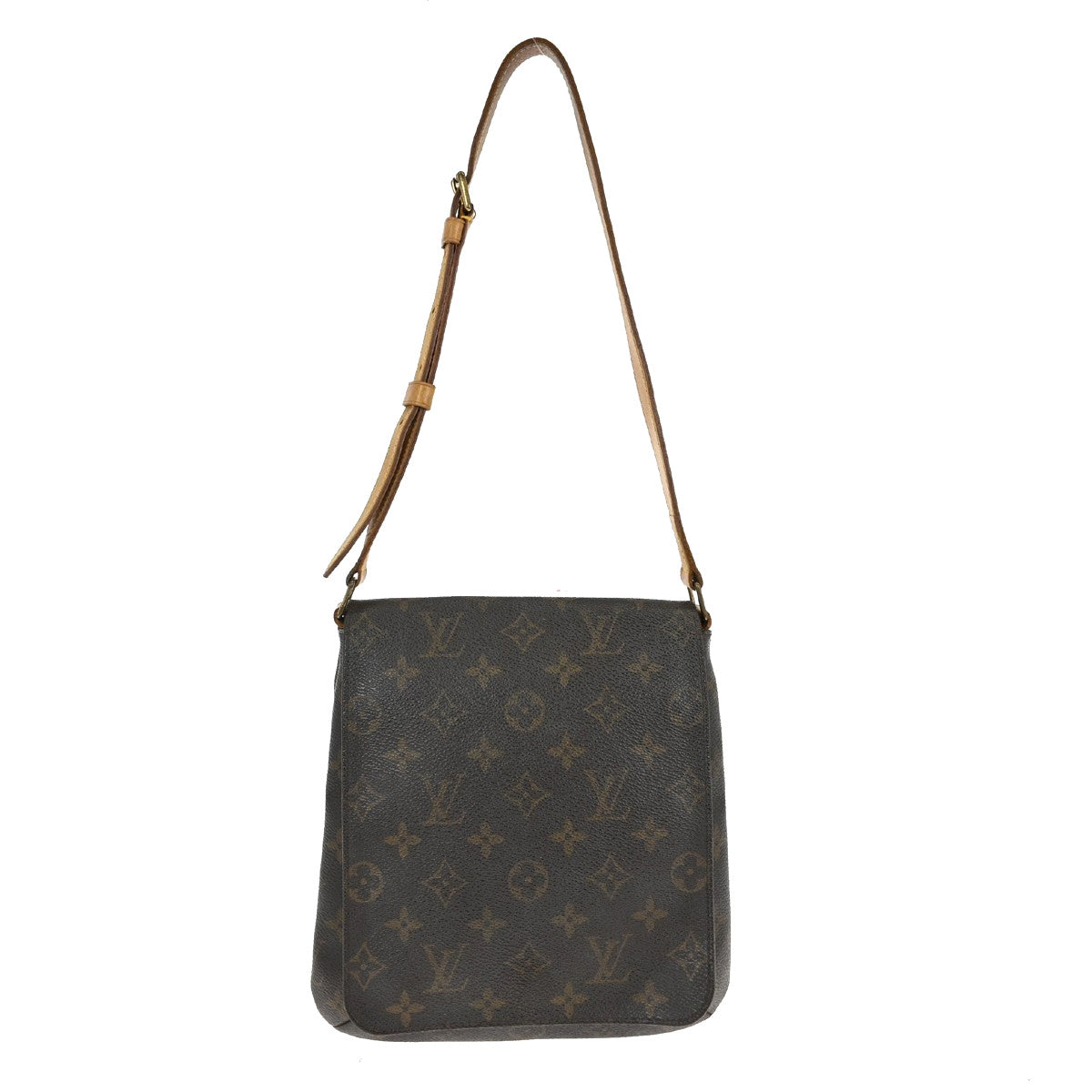 Louis Vuitton Musette Salsa Handbag Monogram Canvas Brown Canvas Shoulder Bag