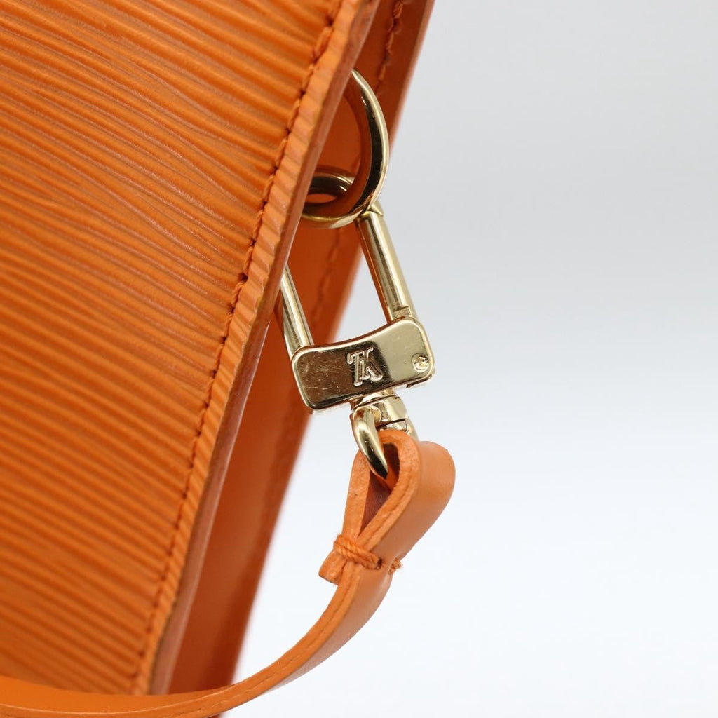 Louis Vuitton Pochette Accessoires Epi Leather Orange Leather Clutche & Pouche Bag