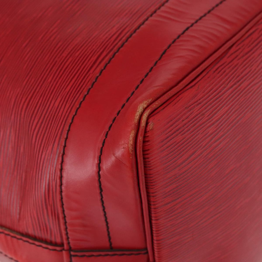 Louis Vuitton Noe Handbag Epi Leather Red Leather Shoulder Bag