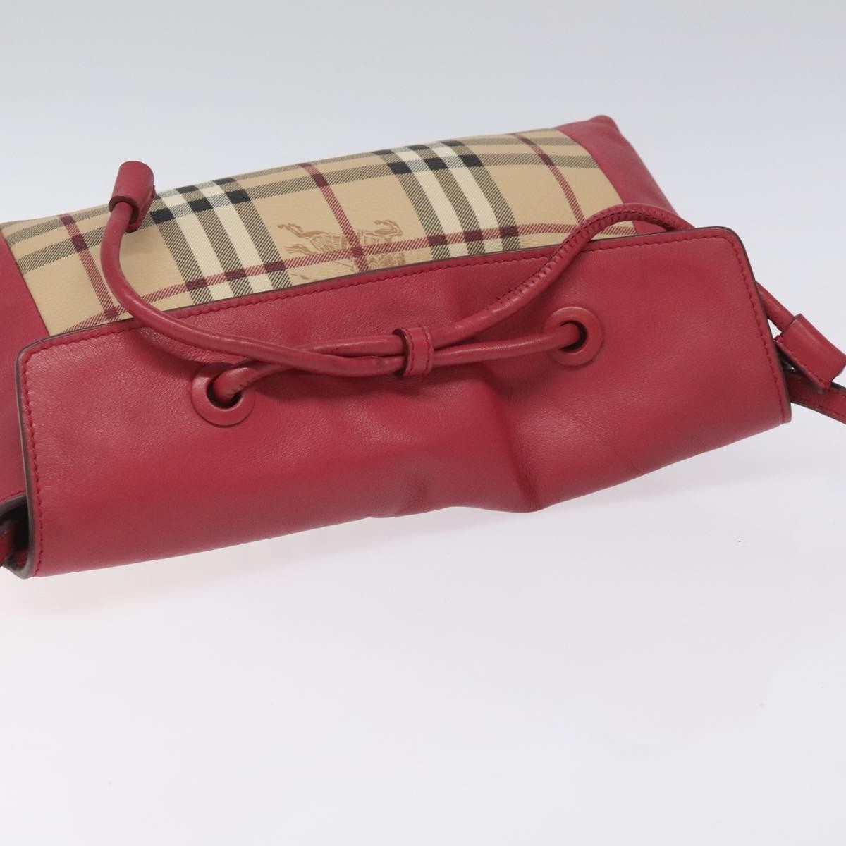 Burberry Nova Check Shoulder Bag Canvas And Leather Beige Pvc Shoulder Bag