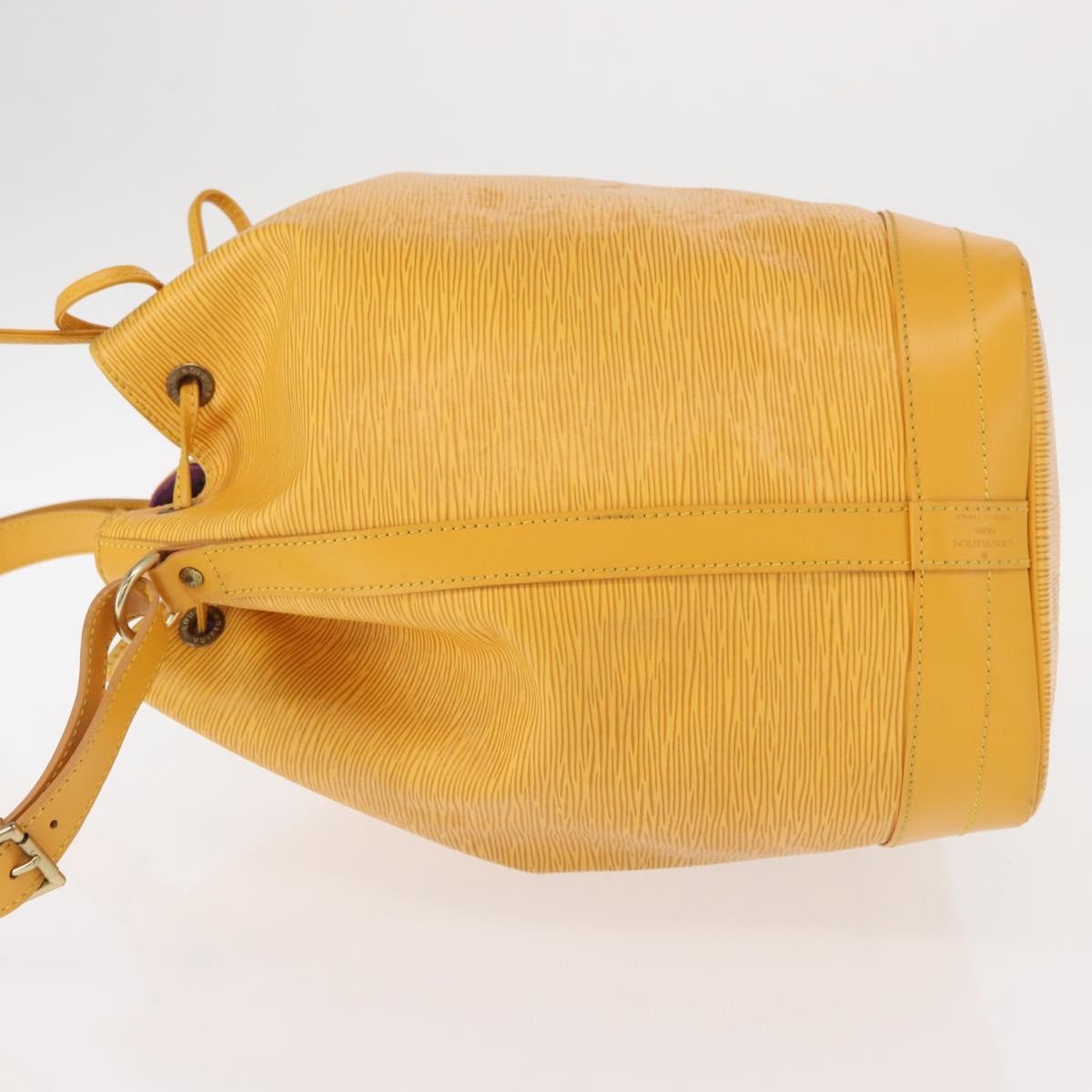 Louis Vuitton Noe Handbag Epi Leather Yellow Leather Shoulder Bag
