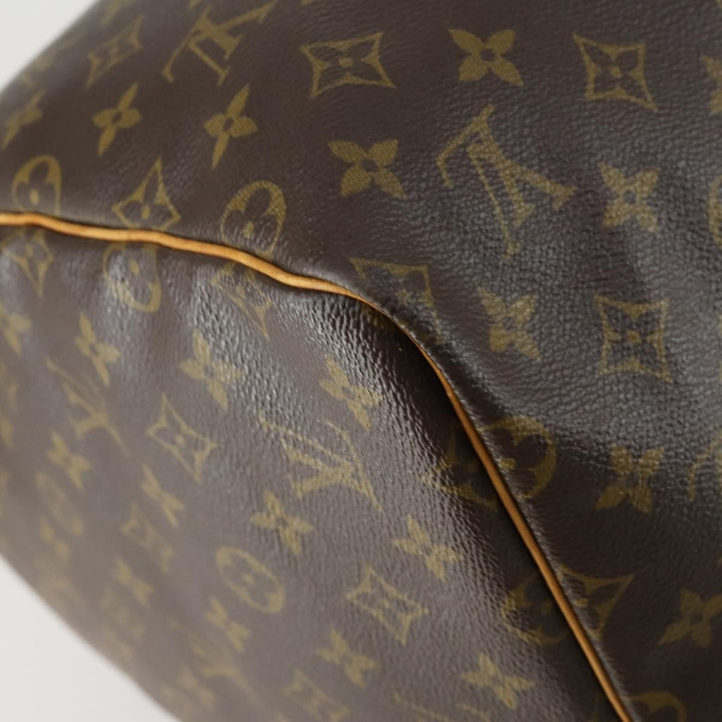 Louis Vuitton Keepall Bag Monogram Canvas Brown Canvas Travel Bag