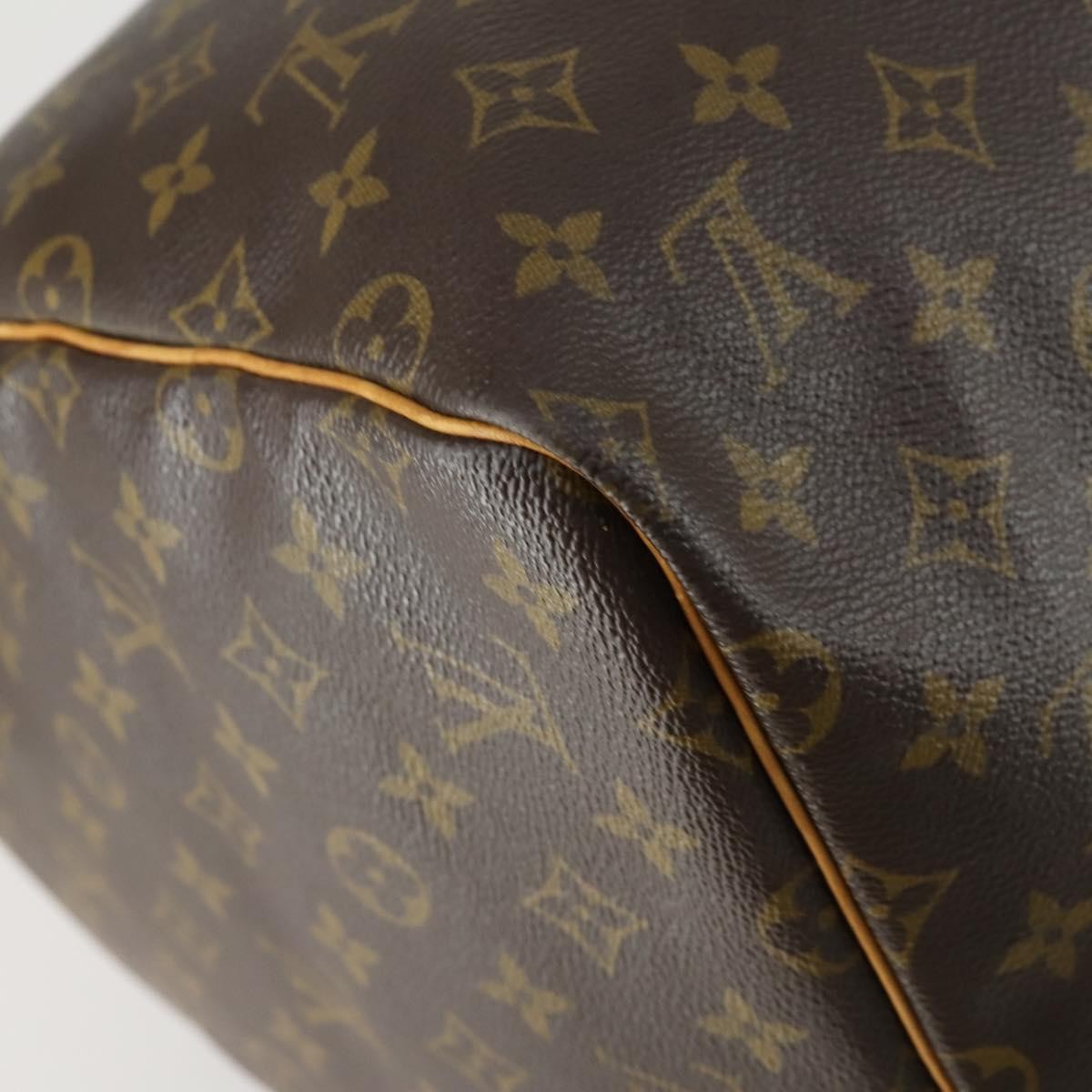 Louis Vuitton Keepall Bag Monogram Canvas Brown Canvas Travel Bag
