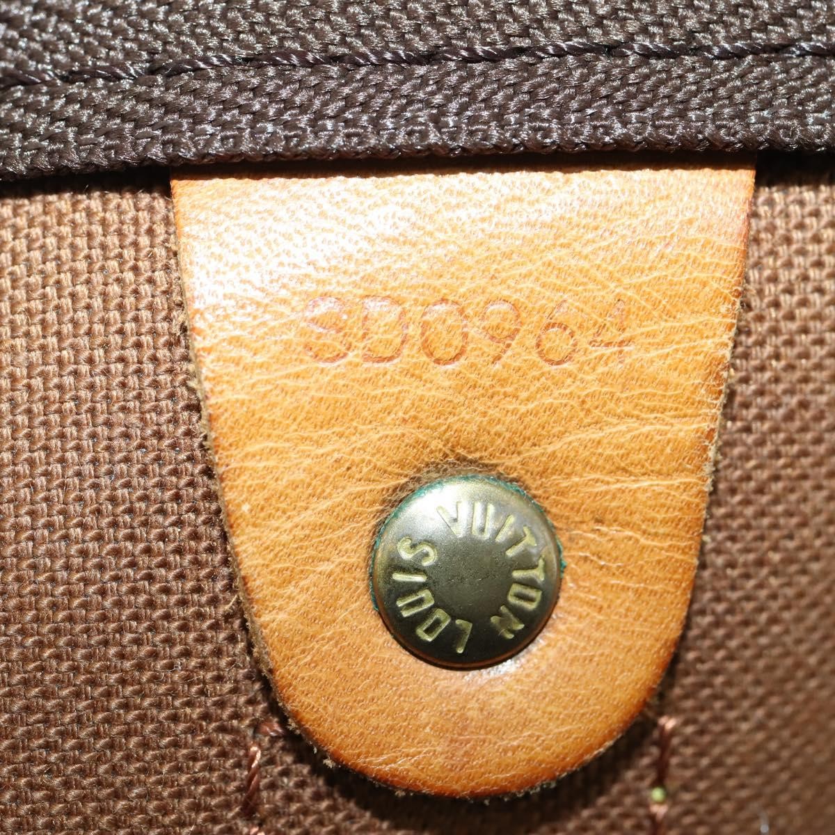 Louis Vuitton Keepall Bag Monogram Canvas Brown Canvas Travel Bag