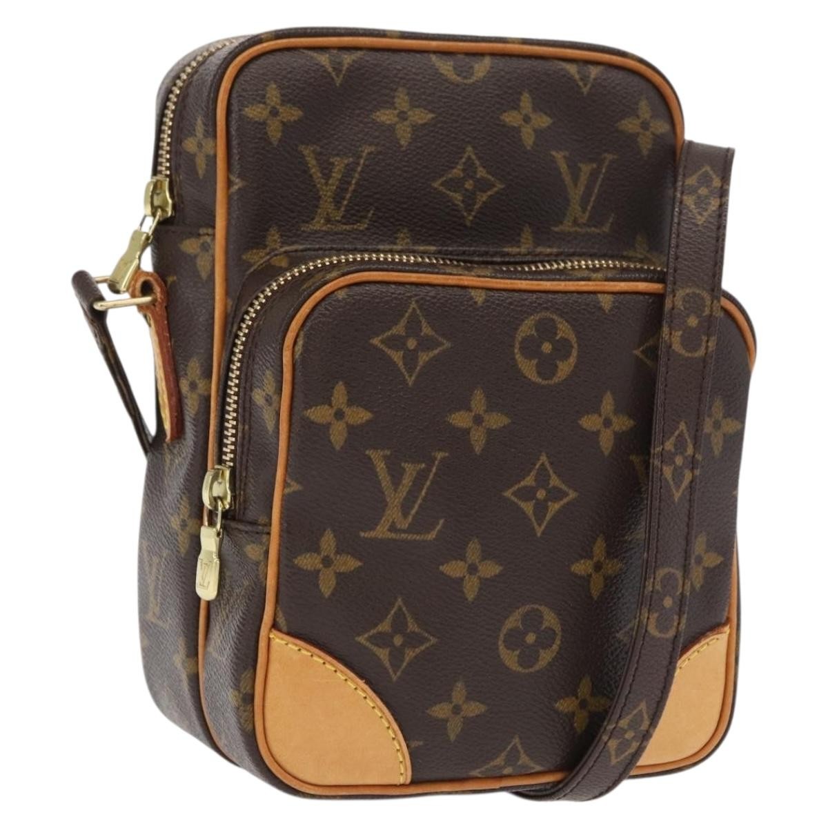 Louis Vuitton Amazone Bag Monogram Canvas Brown Canvas Shoulder Bag