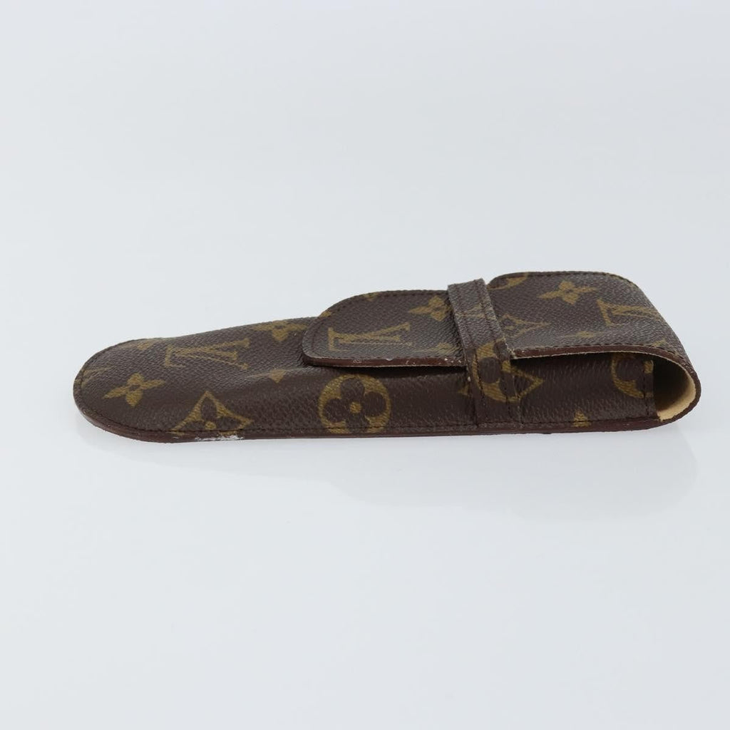 Louis Vuitton Etui À Lunette Canvas Brown Canvas Card Holders Accessory
