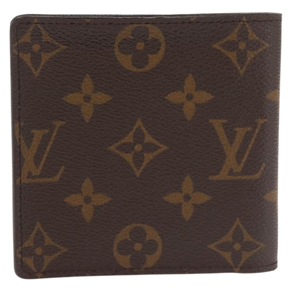 Louis Vuitton Marco Wallet Nm Monogram Canvas Brown Canvas Wallets Accessory