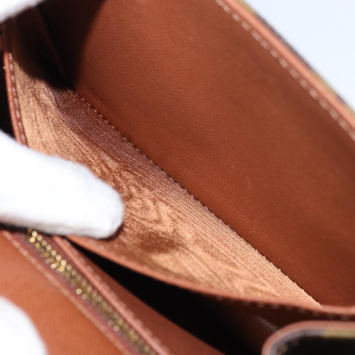 Louis Vuitton Dame Pochette Monogram Canvas Brown Canvas Clutche & Pouche Bag