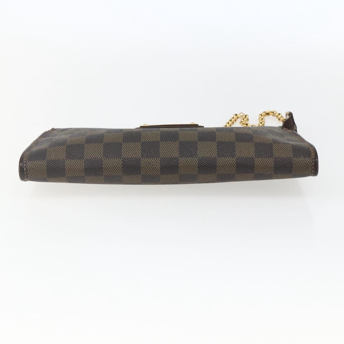 Louis Vuitton Sophie Handbag Damier Brown Canvas Clutche & Pouche Bag
