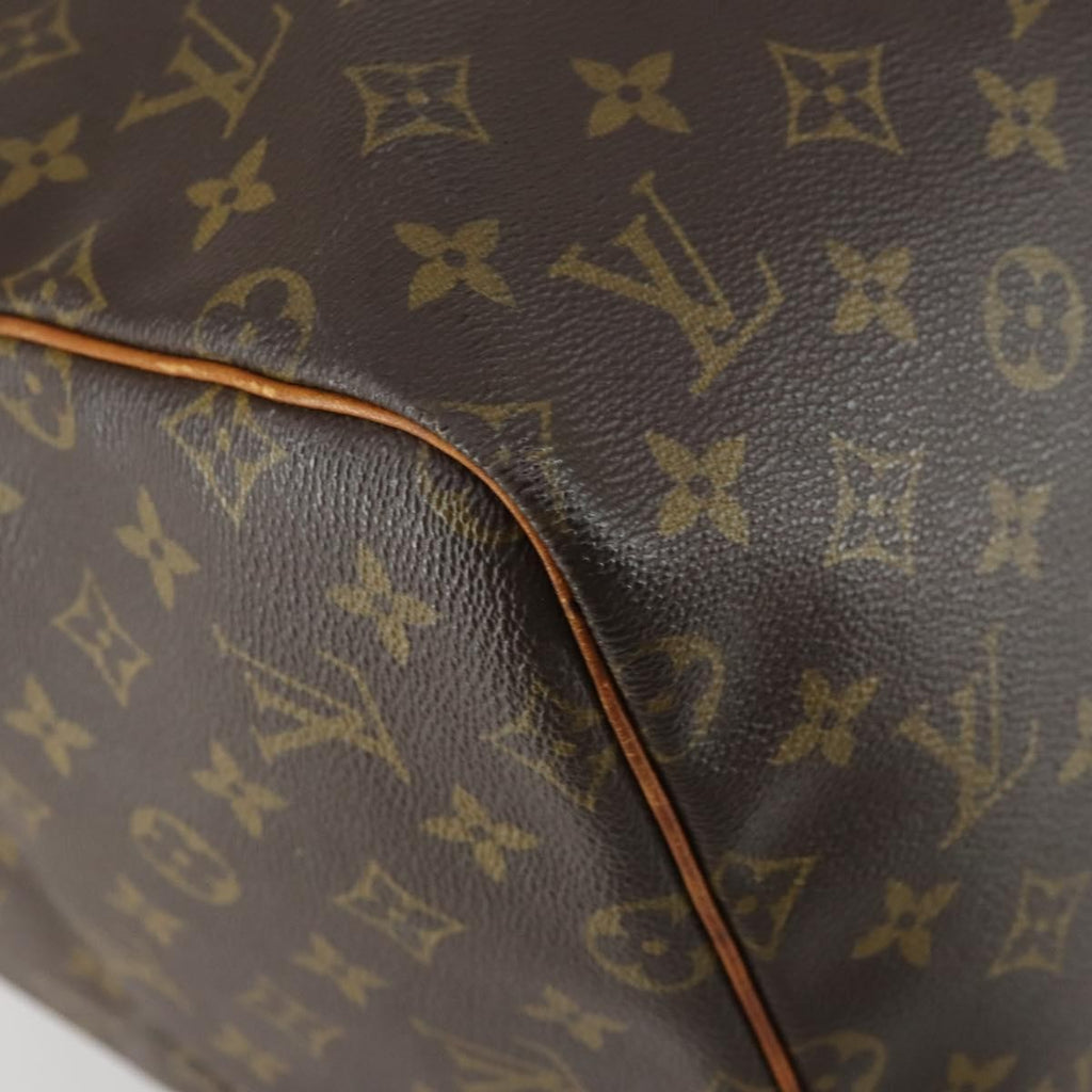 Louis Vuitton Keepall Bag Monogram Canvas Brown Canvas Travel Bag