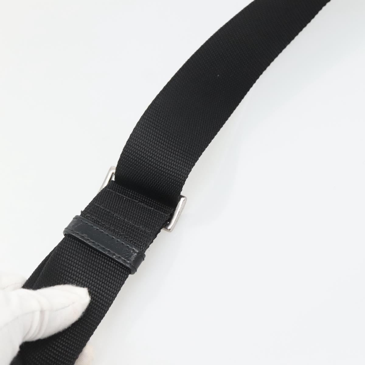 Prada Flat Messenger Bag Tessuto Black Nylon Shoulder Bag Bag
