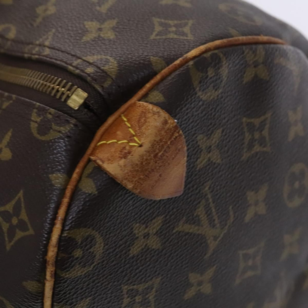 Louis Vuitton Keepall Bag Monogram Canvas Brown Canvas Travel Bag