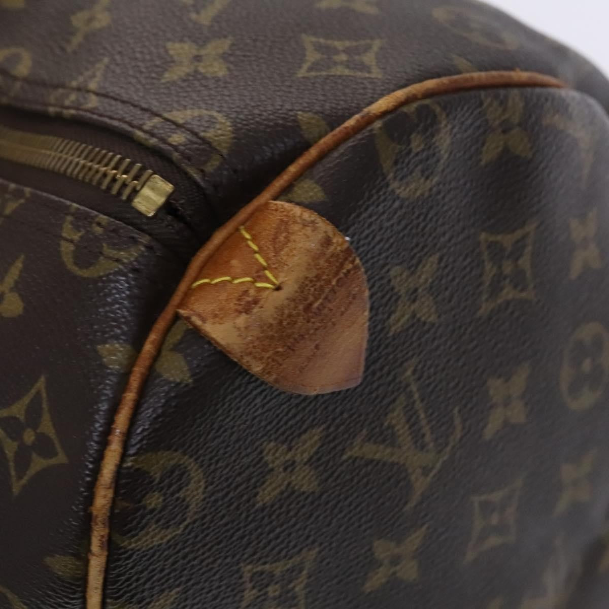 Louis Vuitton Keepall Bag Monogram Canvas Brown Canvas Travel Bag
