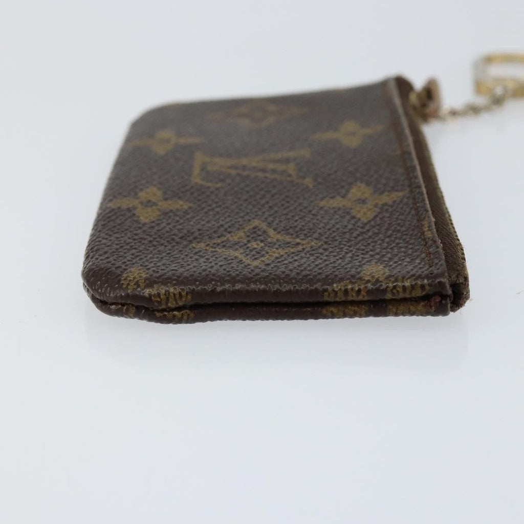 Louis Vuitton Pochette Clés Monogram Canvas Brown Canvas Wallets Accessory