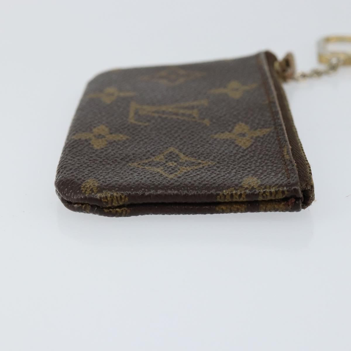 Louis Vuitton Pochette Clés Monogram Canvas Brown Canvas Wallets Accessory