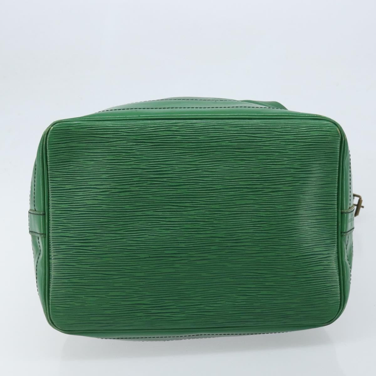 Louis Vuitton Noe Shoulder Bag Leather Green Leather Shoulder Bag